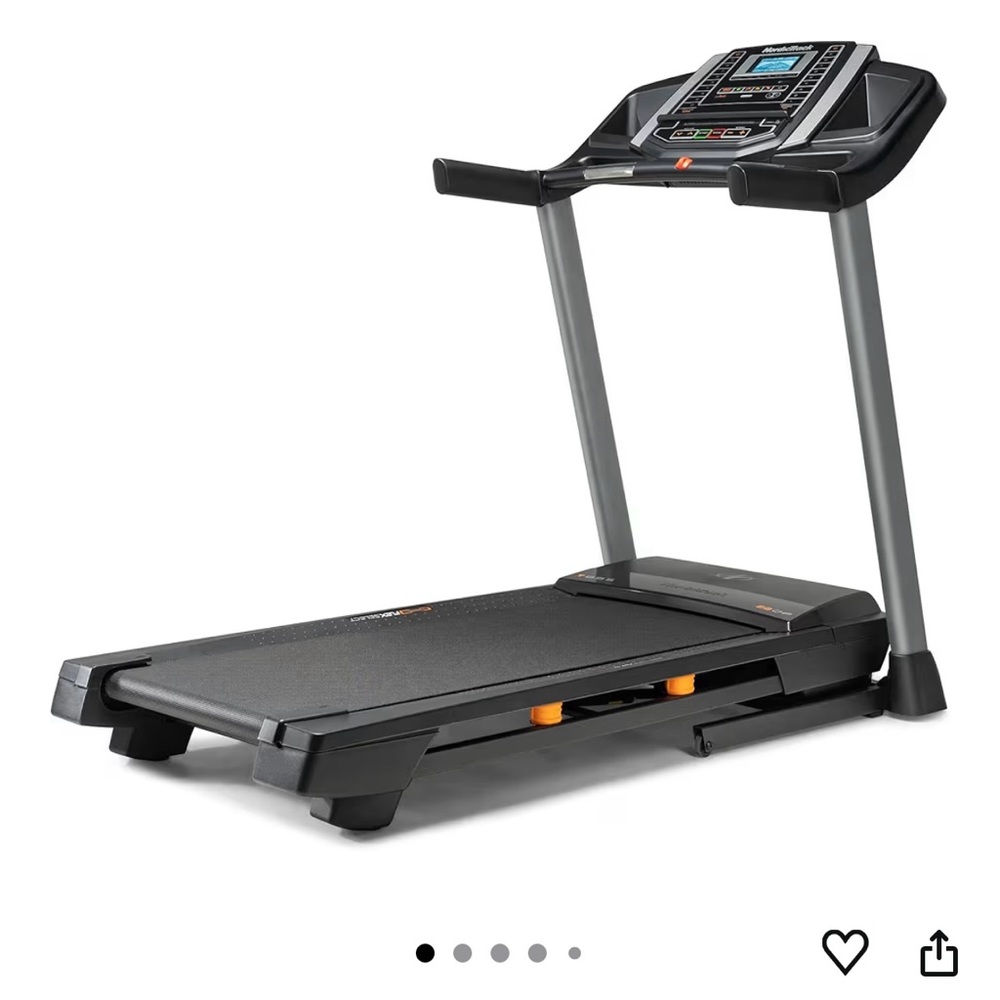 Sleek Black Treadmill for Home Workouts